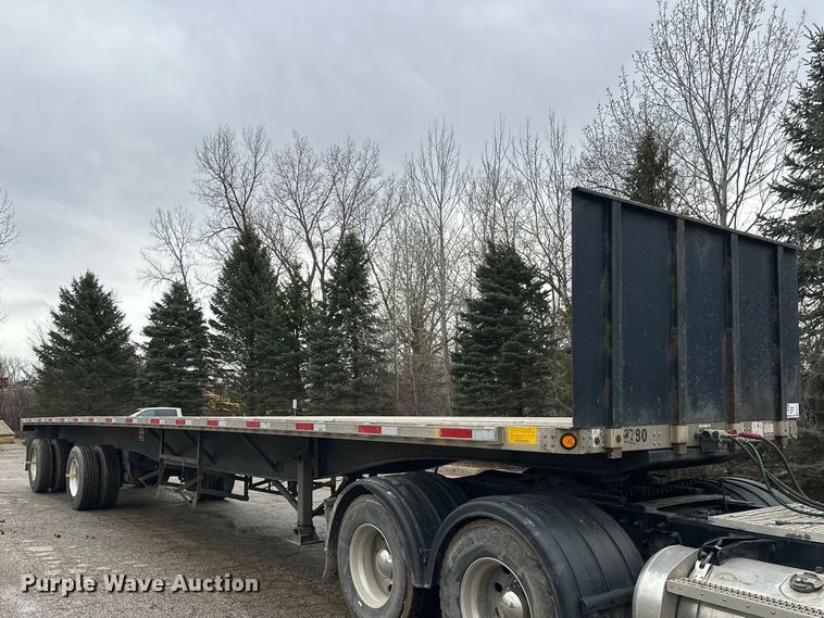 image for item FK1773 2005 Utility flatbed trailer