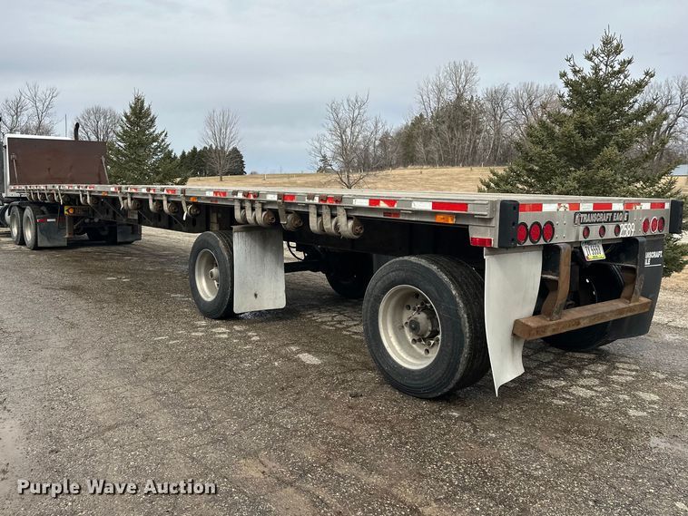 image for item FK1774 2008 Transcraft  flatbed trailer