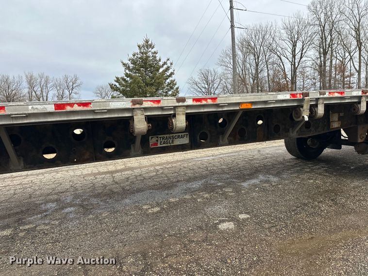 image for item FK1774 2008 Transcraft  flatbed trailer