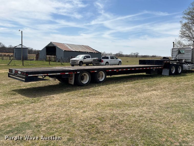 image for item NK9050 1999 Ledwell HT48102HT tilt deck hydraulic tail equipment trailer