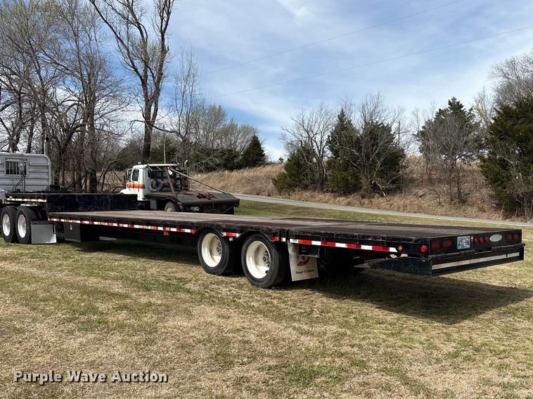 image for item NK9050 1999 Ledwell HT48102HT tilt deck hydraulic tail equipment trailer