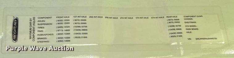 image for item YA2008 2018 Freightliner Cascadia semi truck