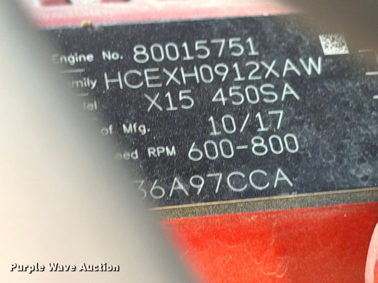 image for item YA2122 2018 International LT625 semi truck