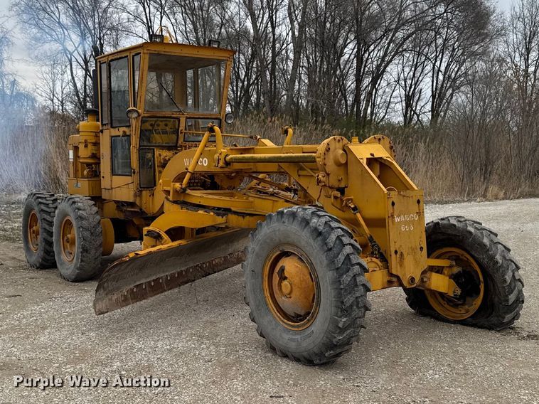 image for item EQ5007 1963 Wabco 666 rigid frame motor grader