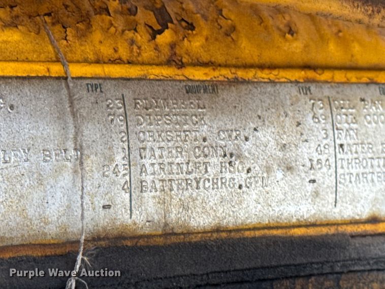 image for item EQ5007 1963 Wabco 666 rigid frame motor grader