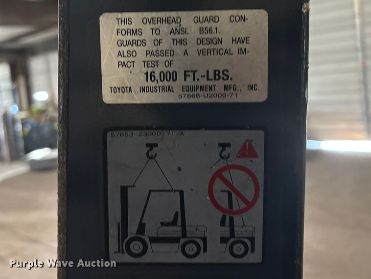 image for item FB5538 Toyota 8FGCU25 forklift