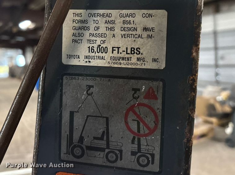 image for item FB5542 Toyota 8FGCU25 forklift