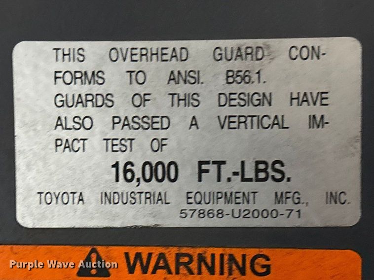 image for item FB5552 Toyota 8FGCU25 forklift