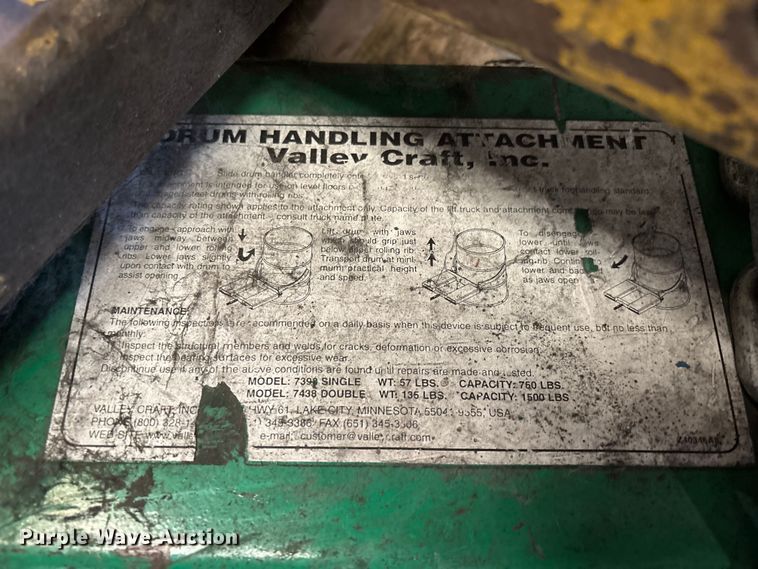 image for item FB5568 Valley Craft drum lifter