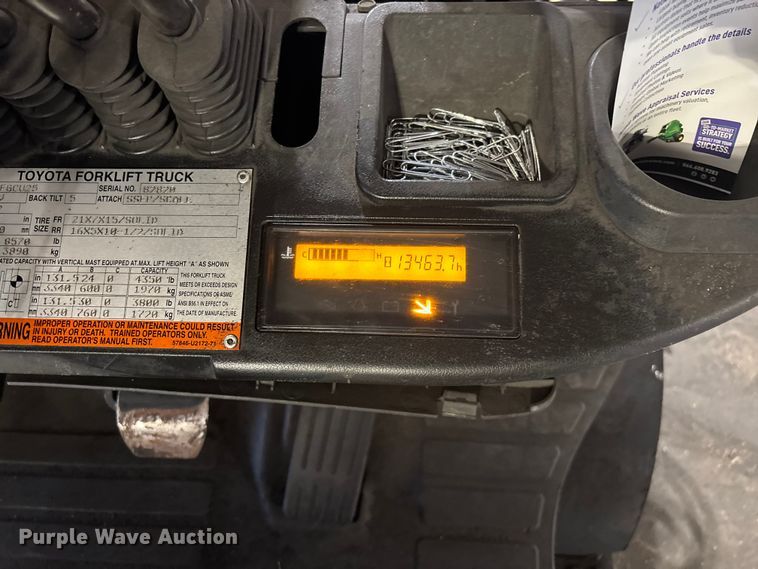 image for item FB5601 Toyota 8FGCU25 forklift