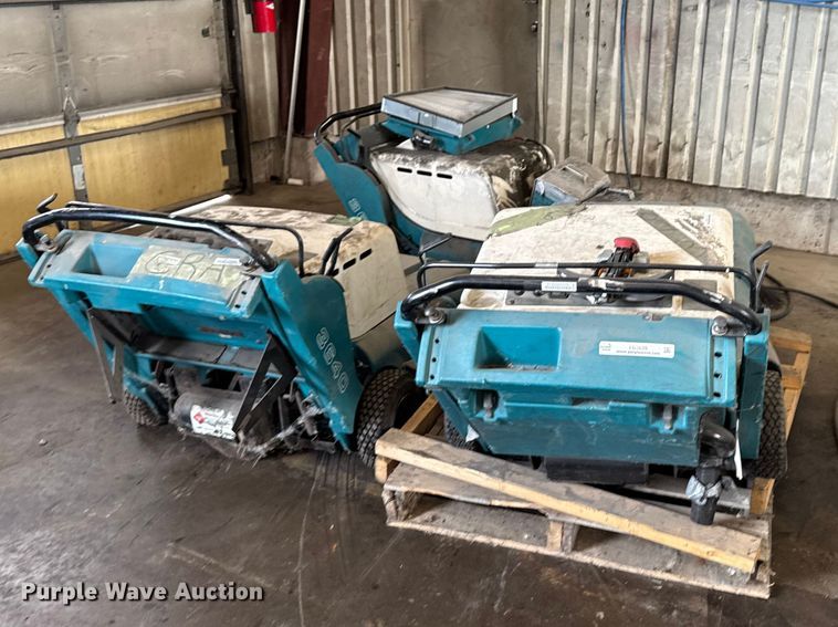 image for item FB5639  (3) Tennant 3640 floor sweepers