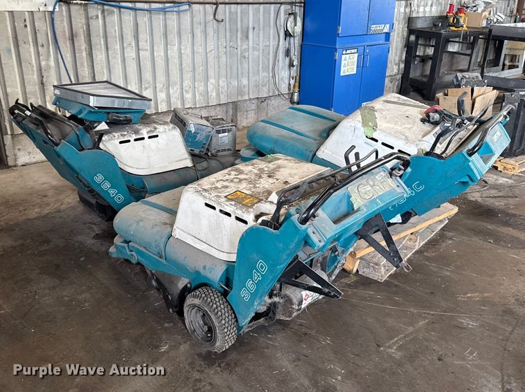 image for item FB5639  (3) Tennant 3640 floor sweepers