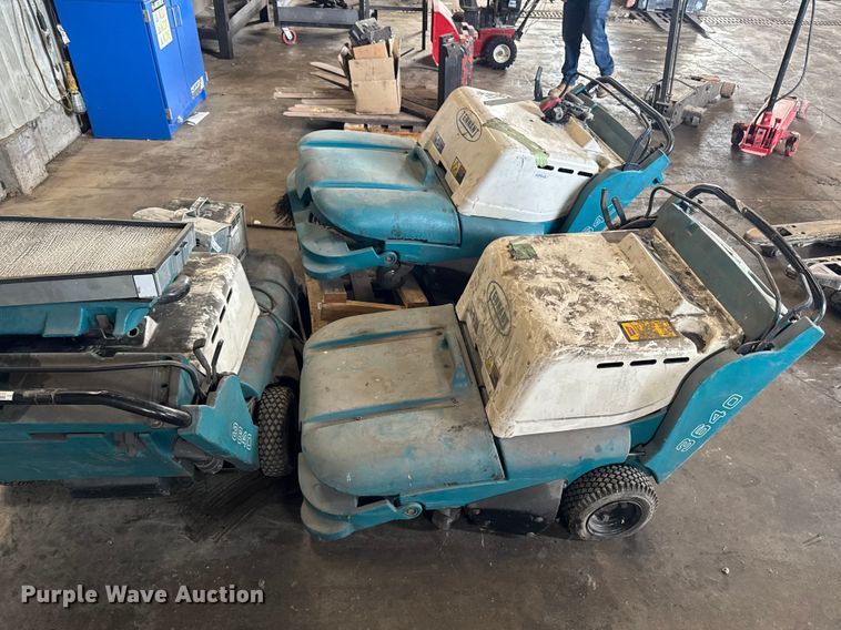 image for item FB5639  (3) Tennant 3640 floor sweepers