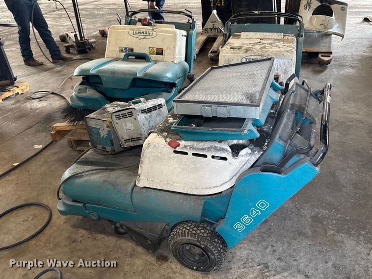 image for item FB5639  (3) Tennant 3640 floor sweepers
