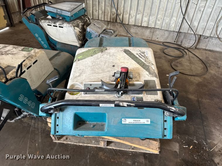 image for item FB5639  (3) Tennant 3640 floor sweepers