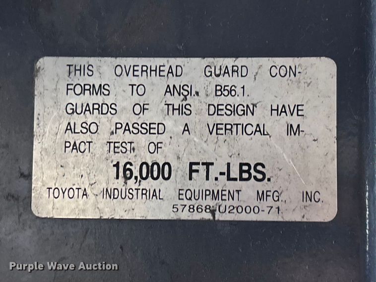 image for item FB5643 Toyota 7FGCU25 forklift