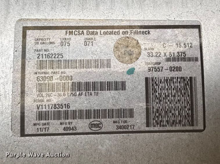 image for item FB5644 (2) aluminum fuel tanks