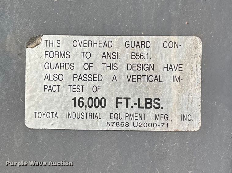 image for item FB5647 Toyota 7FGCU25 forklift