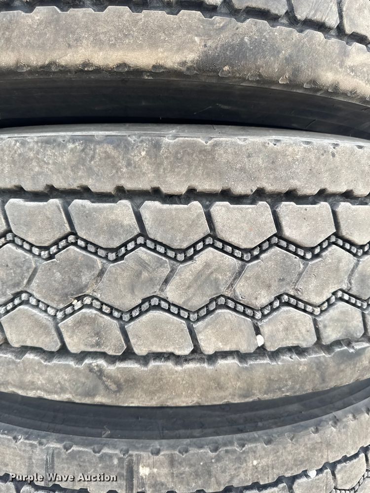image for item FB5649 (4) Bridgestone M726ELA 295/75R22.5 tires and wheels