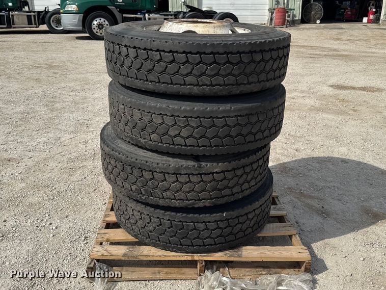 image for item FB5650 (4) Bridgestone R283S 295/75R22.5 tires and wheels