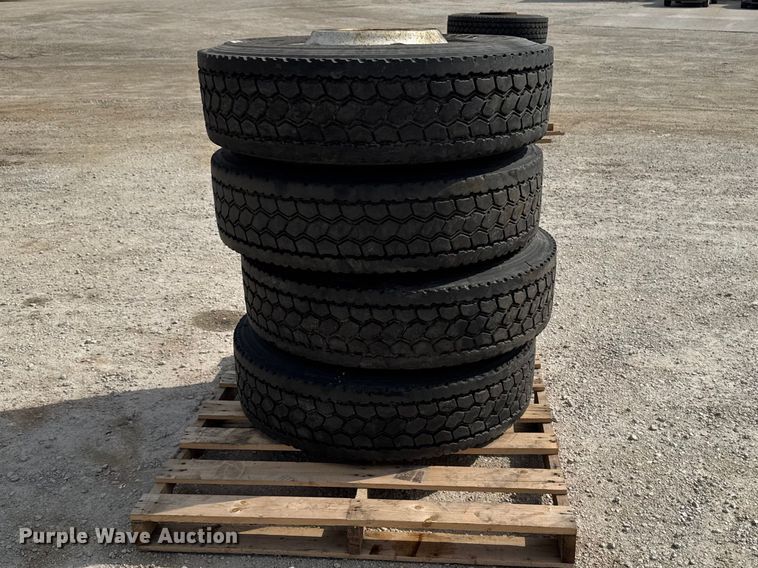 image for item FB5650 (4) Bridgestone R283S 295/75R22.5 tires and wheels