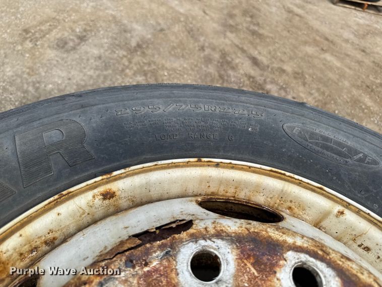image for item FB5651 (4) 295/75R22.5 tires and wheels