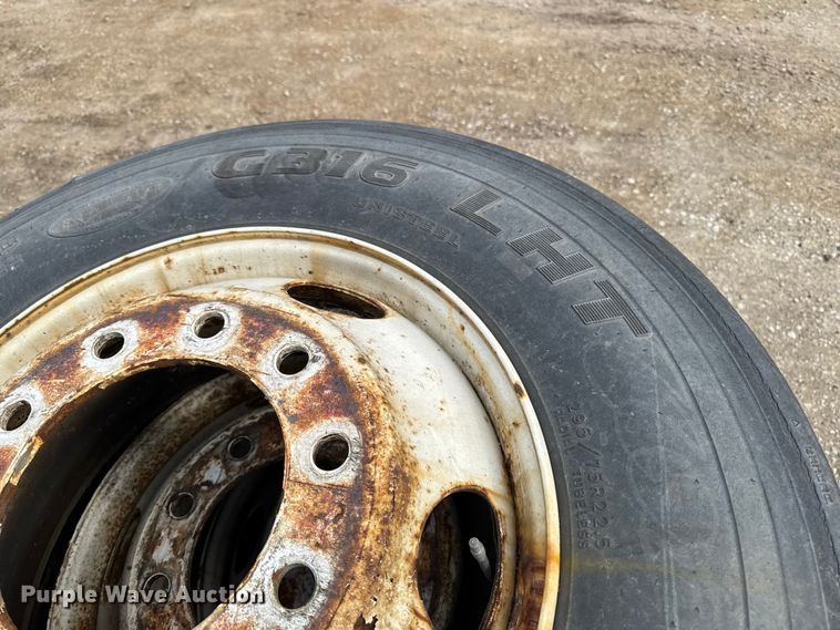 image for item FB5651 (4) 295/75R22.5 tires and wheels
