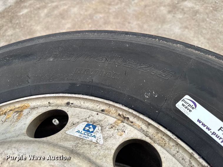 image for item FB5653 (4) Bridgestone 295/75R22.5 tires and wheels