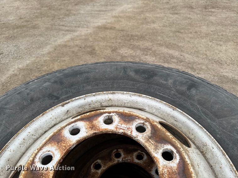 image for item FB5654 (4) Firestone FS591 295/75R22.5 tires and wheels