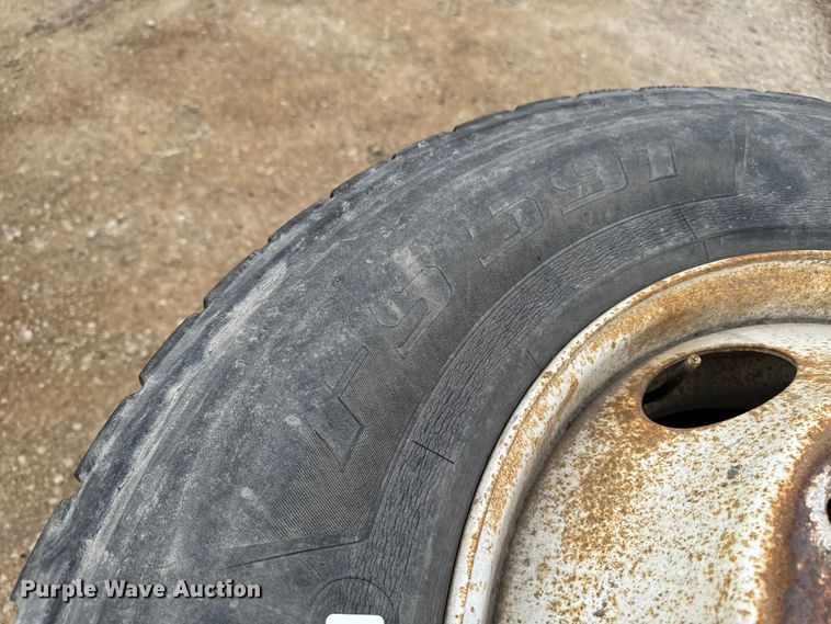 image for item FB5654 (4) Firestone FS591 295/75R22.5 tires and wheels