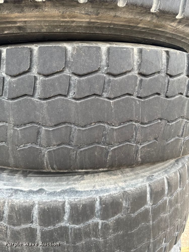 image for item FB5654 (4) Firestone FS591 295/75R22.5 tires and wheels