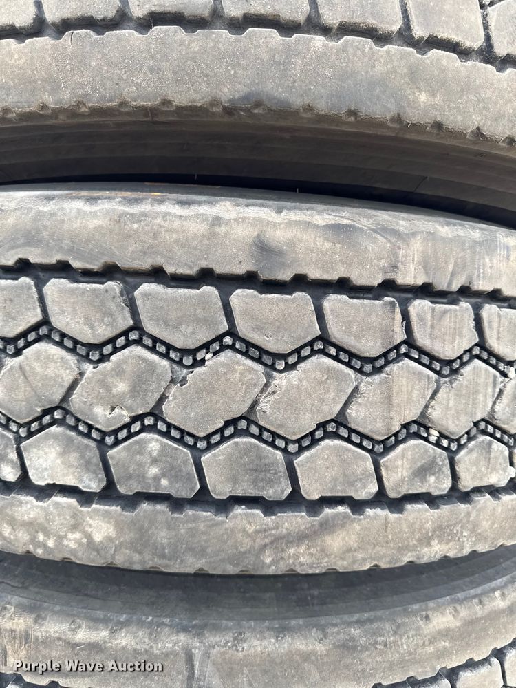 image for item FB5655 (4) Bridgestone M726ELA 295/75R22.5 tires and wheels