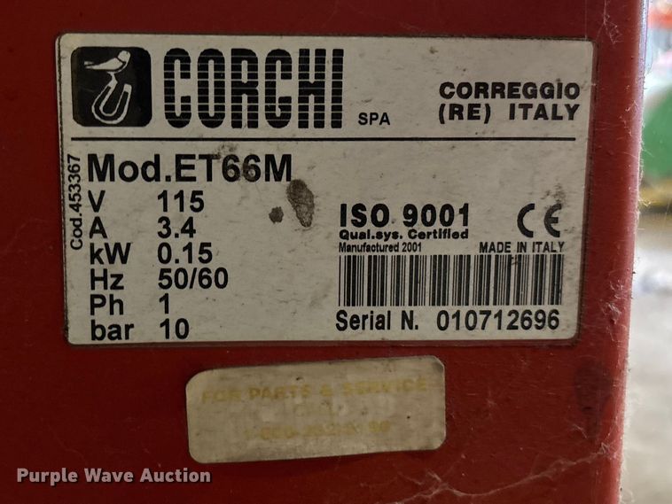 image for item FB5656 Corchi ET66M wheel balancer