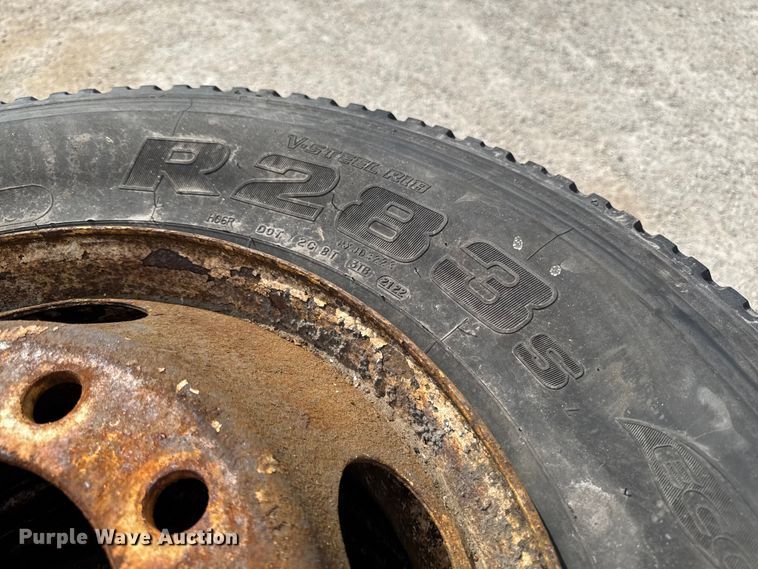 image for item FB5658 (4) 295/75R22.5 tires and wheels