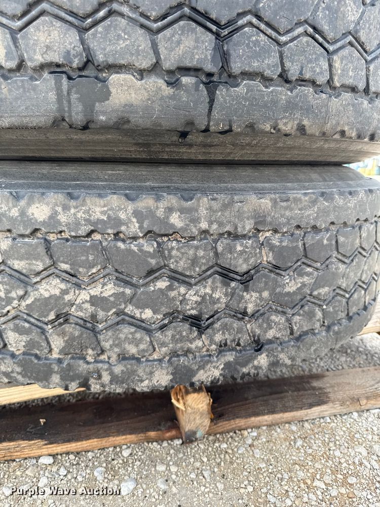 image for item FB5658 (4) 295/75R22.5 tires and wheels