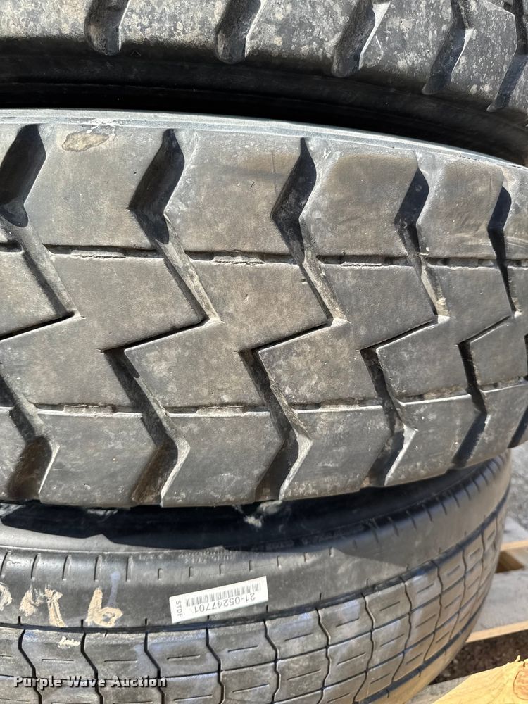 image for item FB5660 (3) 295/75R22.5 tires and wheels