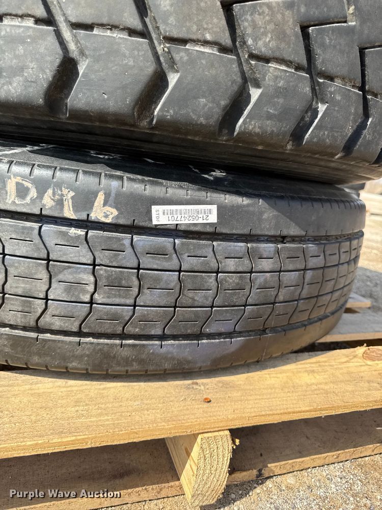 image for item FB5660 (3) 295/75R22.5 tires and wheels