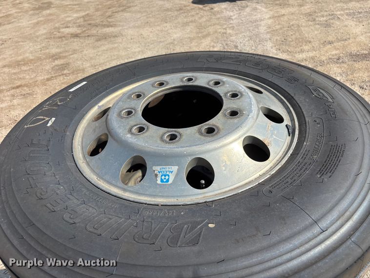 image for item FB5669 (6) Bridgestone 295/75R22.5 tires and wheels