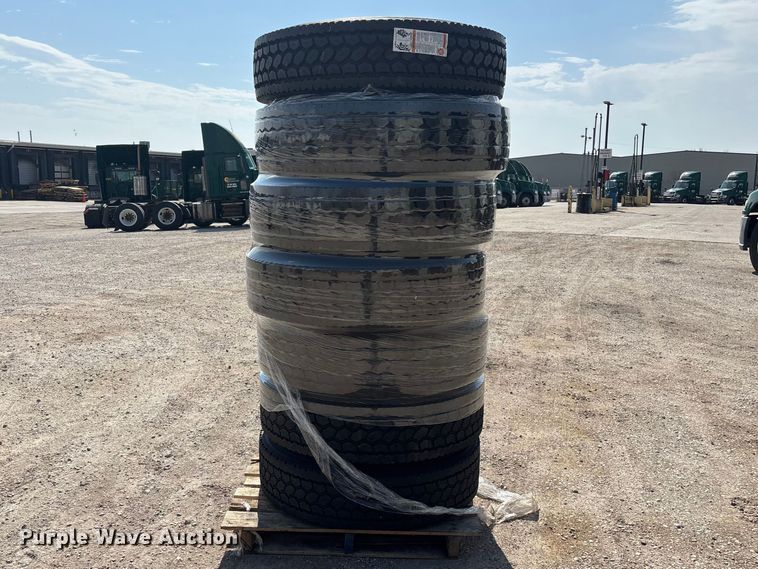 image for item FB5670 (7) Bridgestone 295/75R22.5 tires and wheels