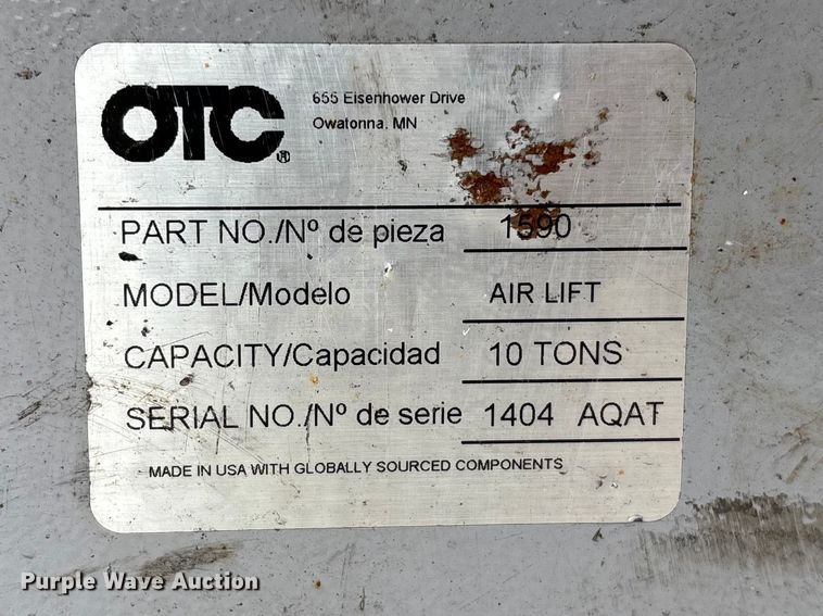 image for item FB5672 OTC 1590 lift