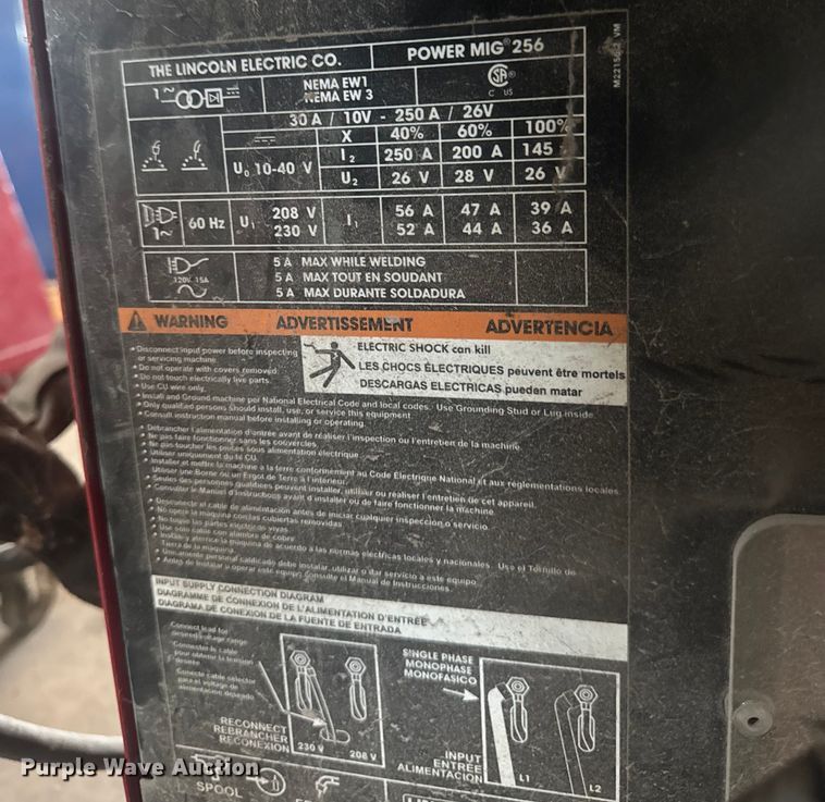 image for item FB5686 (2) Lincoln Electric MIG welders