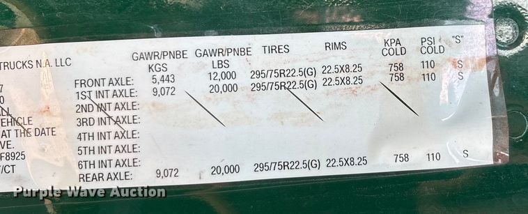 image for item FG1025 2017 Freightliner Cascadia 125 semi truck