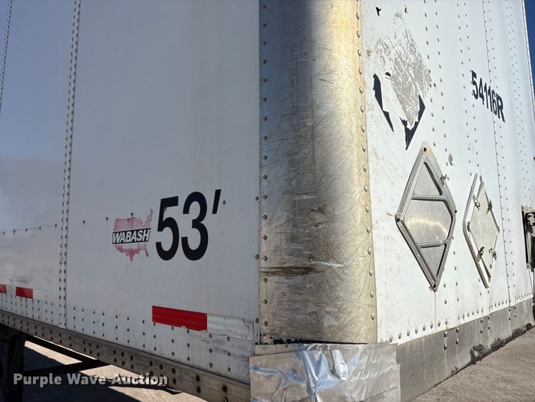 image for item FG1063 2009 Wabash dry van trailer