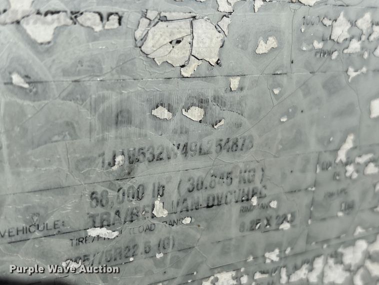 image for item FG1063 2009 Wabash dry van trailer