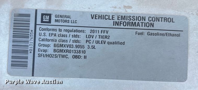 image for item FG1068 2011 Chevrolet Impala 