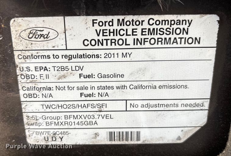 image for item FG1069 2011 Ford Taurus 