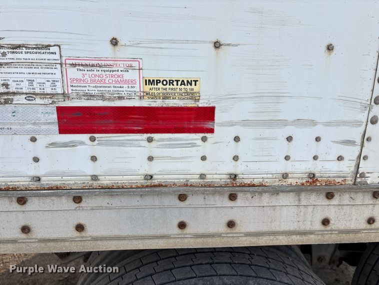 image for item FG1096 2007 Wabash dry van trailer