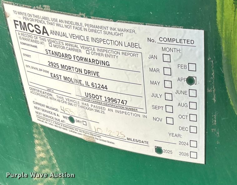 image for item YA2284 2016 Mack CXU613 semi truck