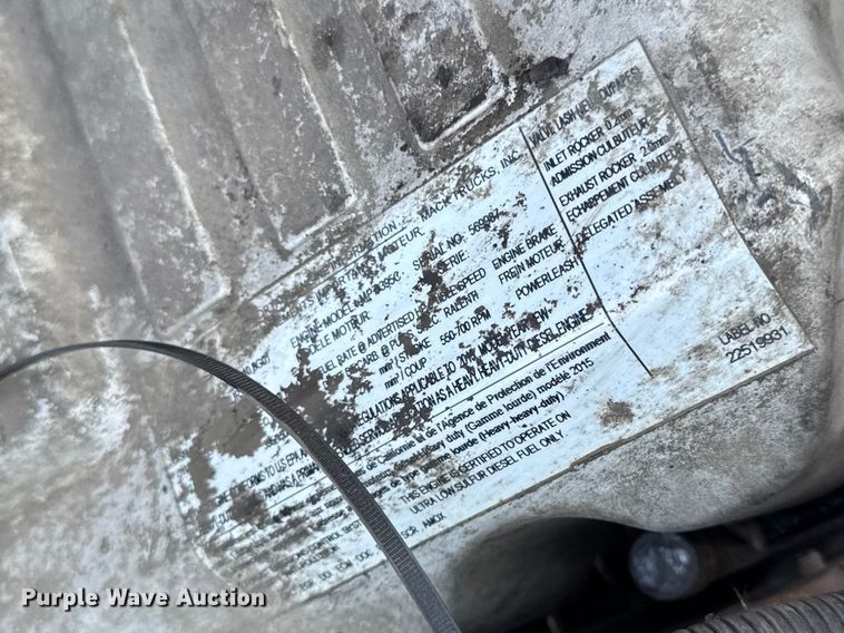 image for item YA2317 2016 Mack CXU613 semi truck