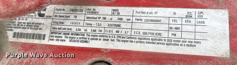 image for item YA2347 2021 Autocar Industries  XSPotter yard truck